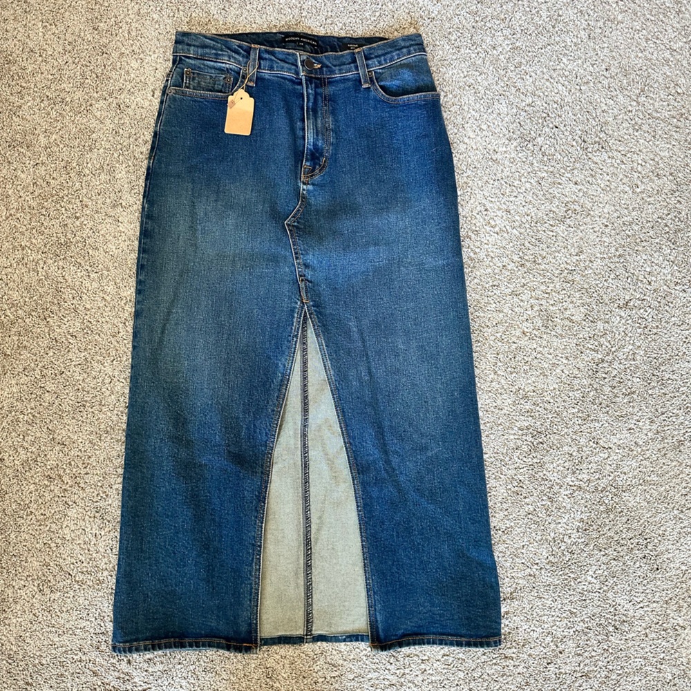 Denim Maxi Skirt